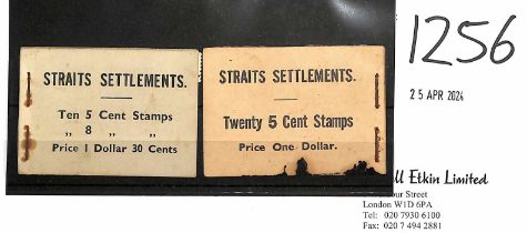 1938 KGVI Booklets, $1 booklet originally containing twenty 5c stamps, six stamps and a pane of