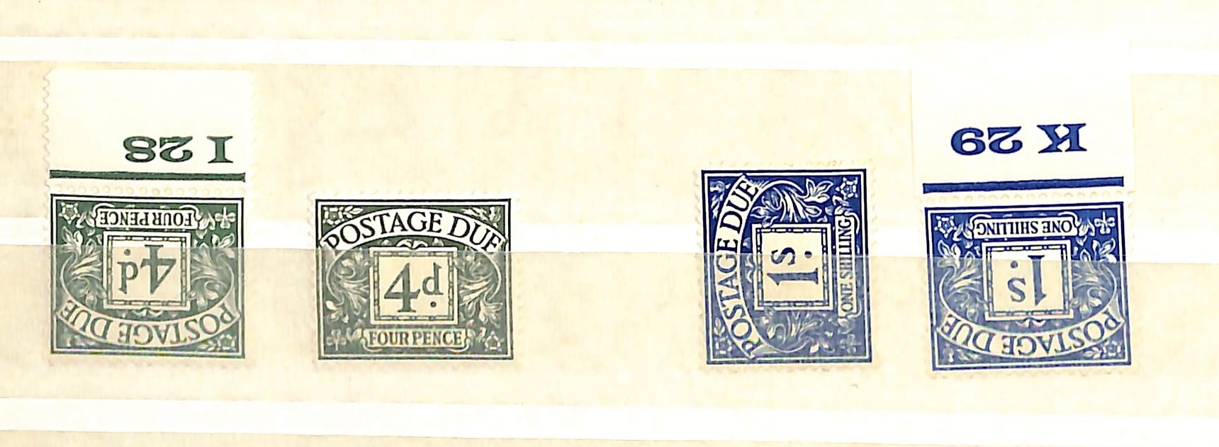 1914-69 Unmounted mint postage dues in a stockbook with many Controls, some watermark varieties, - Image 3 of 9