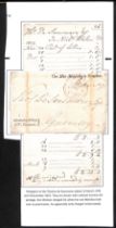 1822 (Dec 4) Printed Admiralty Office J.W Croker O.H.M.S lettersheet to Thomas de Sausmarez,