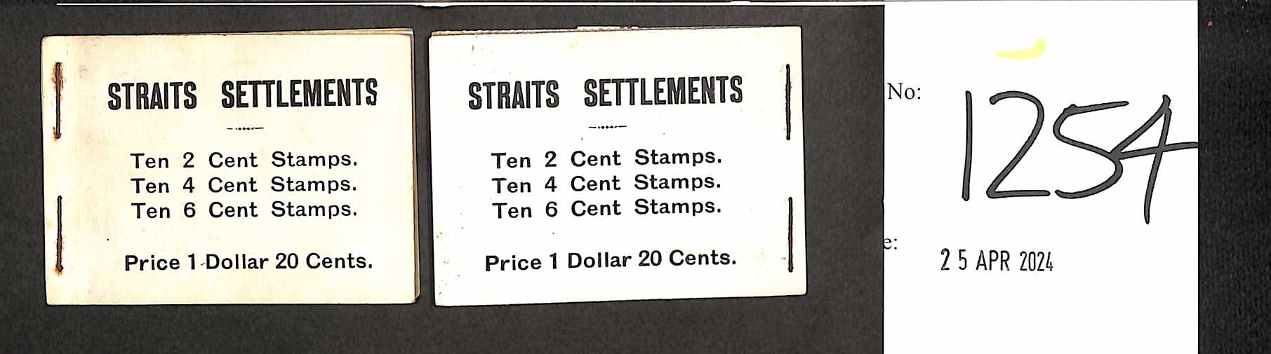 c.1930 $1.20 Booklets with white covers, the front cover similar to the $1.20 booklet in the - Image 2 of 2