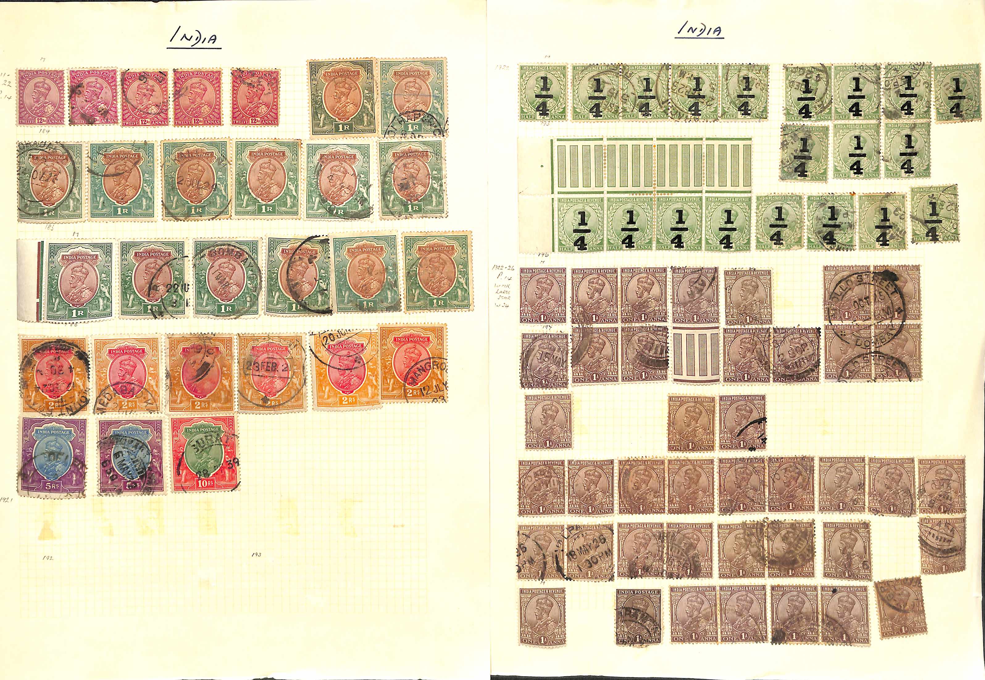 1854-1965 Mint and used collection including 1854 2a proof in pale green (no outer frame), 4a cut - Image 17 of 27