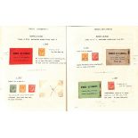 1922-27 $1 (3) and $1.20 (3) Booklets, comprising 1922 $1 red cover booklets (2) containing 5c