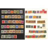 1912-32 KGV Definitives, mainly mint collection in an album and on pages or stockcards including