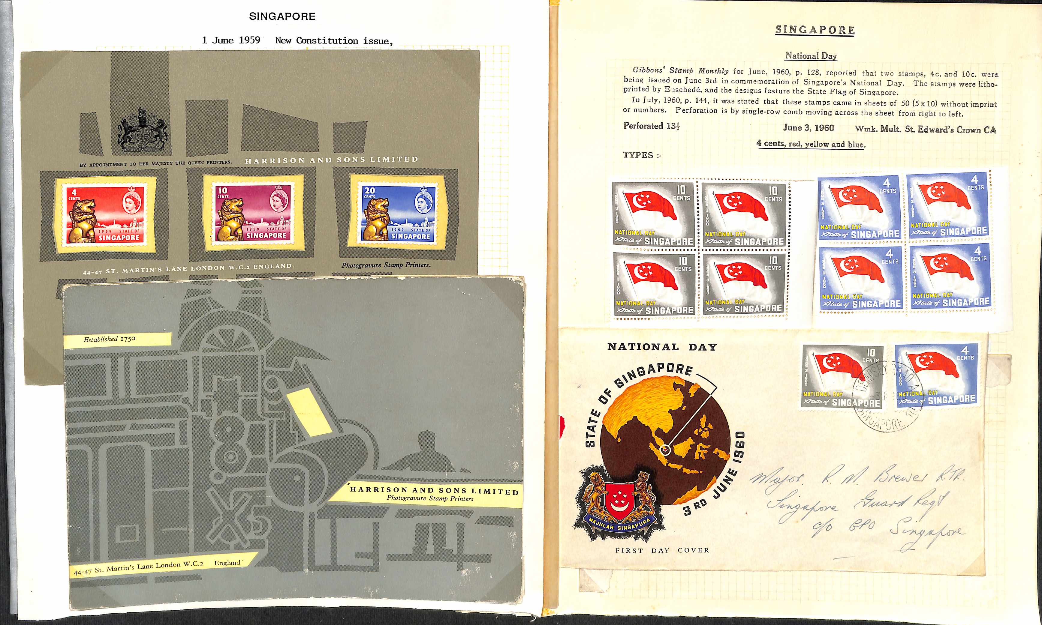 1959-69 Mint and used collection, many mint control blocks, F.D.Cs, some commercial covers and a few - Image 7 of 11