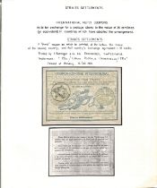 1921 First type 12c International Reply Coupon with Penang (Oct 15) office of issue datestamp,