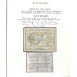 1921 First type 12c International Reply Coupon with Penang (Oct 15) office of issue datestamp,