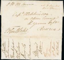 1804 (Dec 9) Entire letter from Philipstown to "Capt. Hutchinson or Officer Commanding the Yeoman