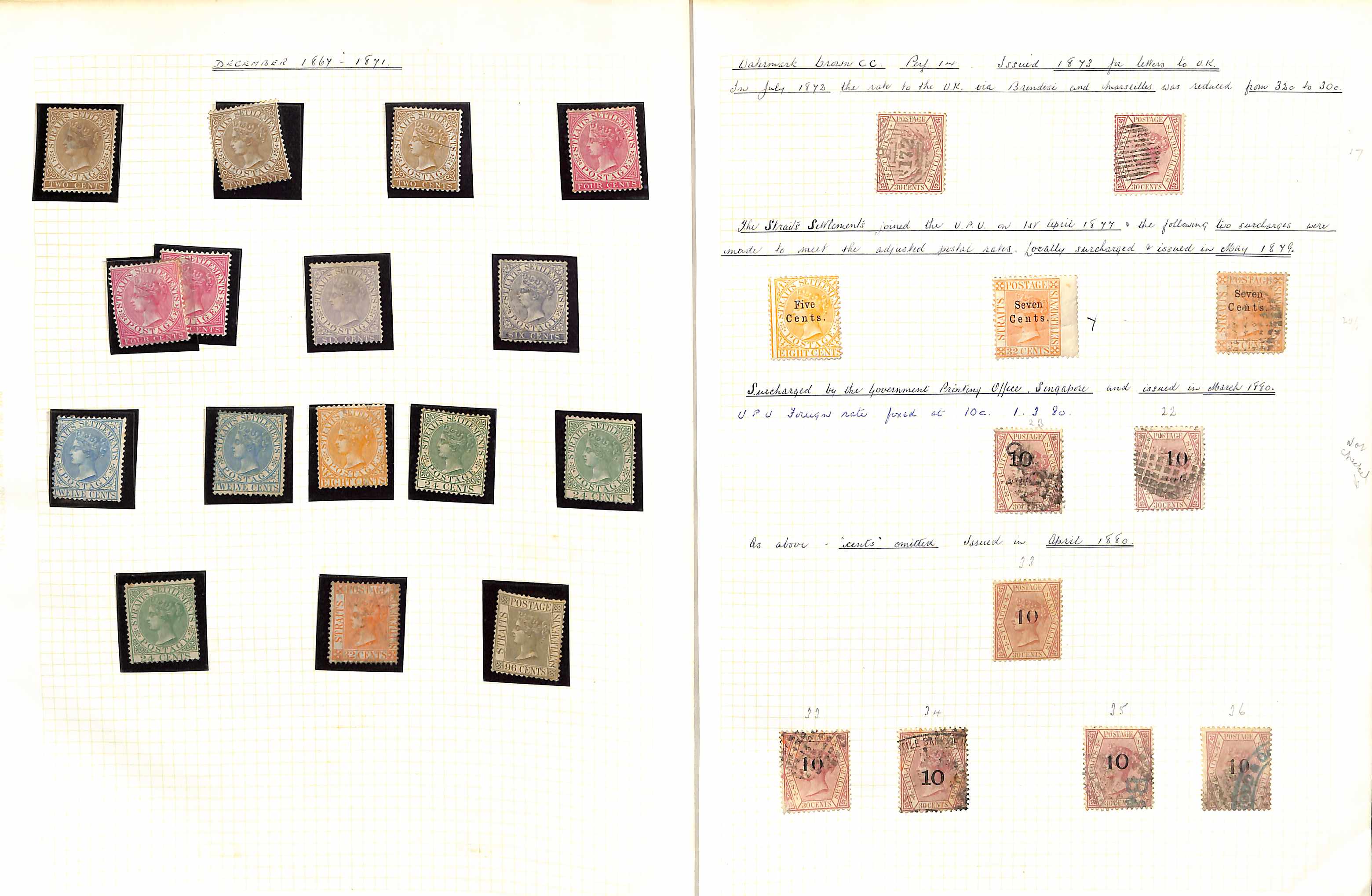 1867-1933 QV-KGV Mint and used collections on pages, also a stockbook of duplicates, many useful - Image 28 of 42