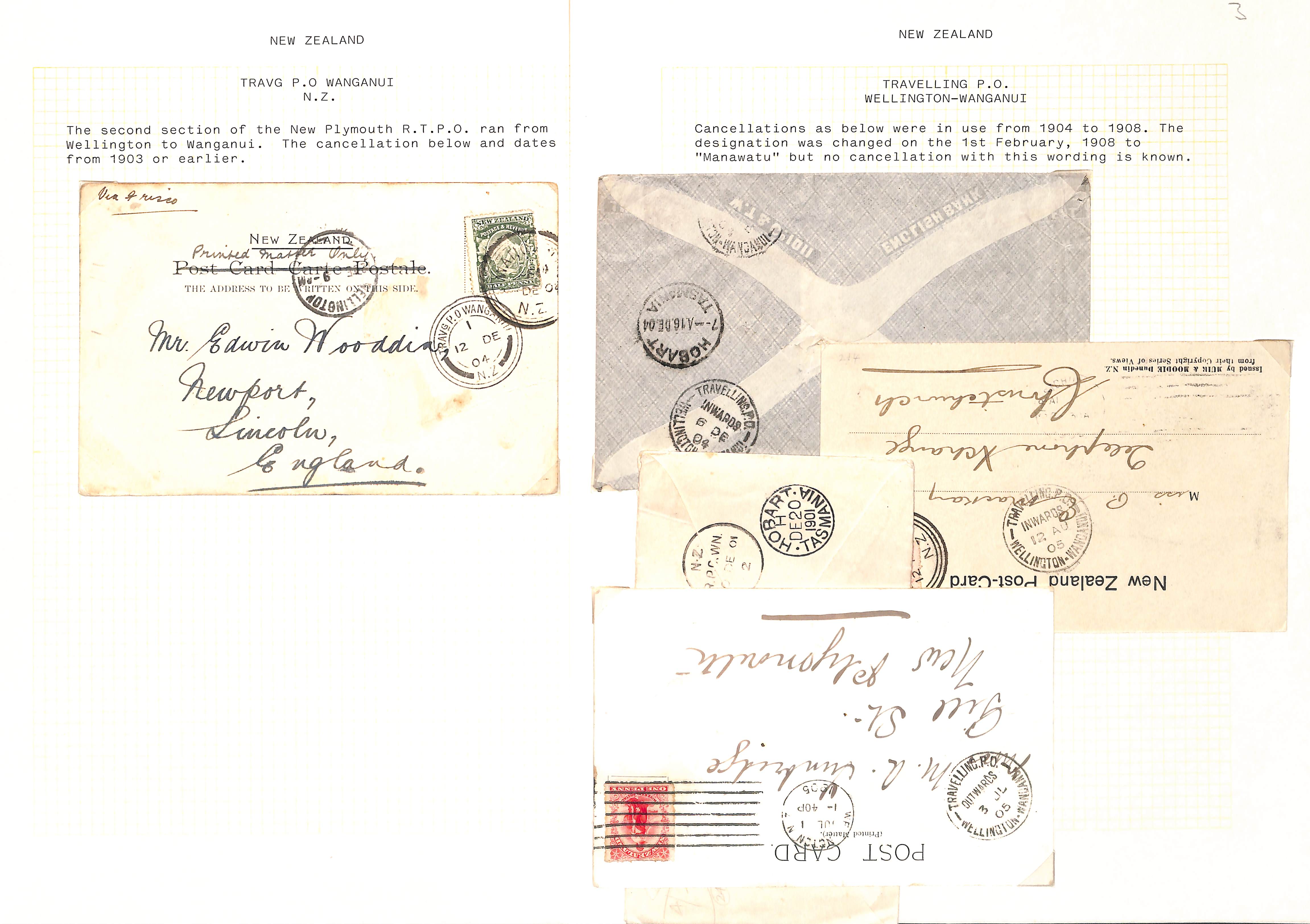 T.P.Os. 1882-1971 Covers and cards (c.100), also stamps and pieces (c.80), various T.P.O - Image 7 of 28