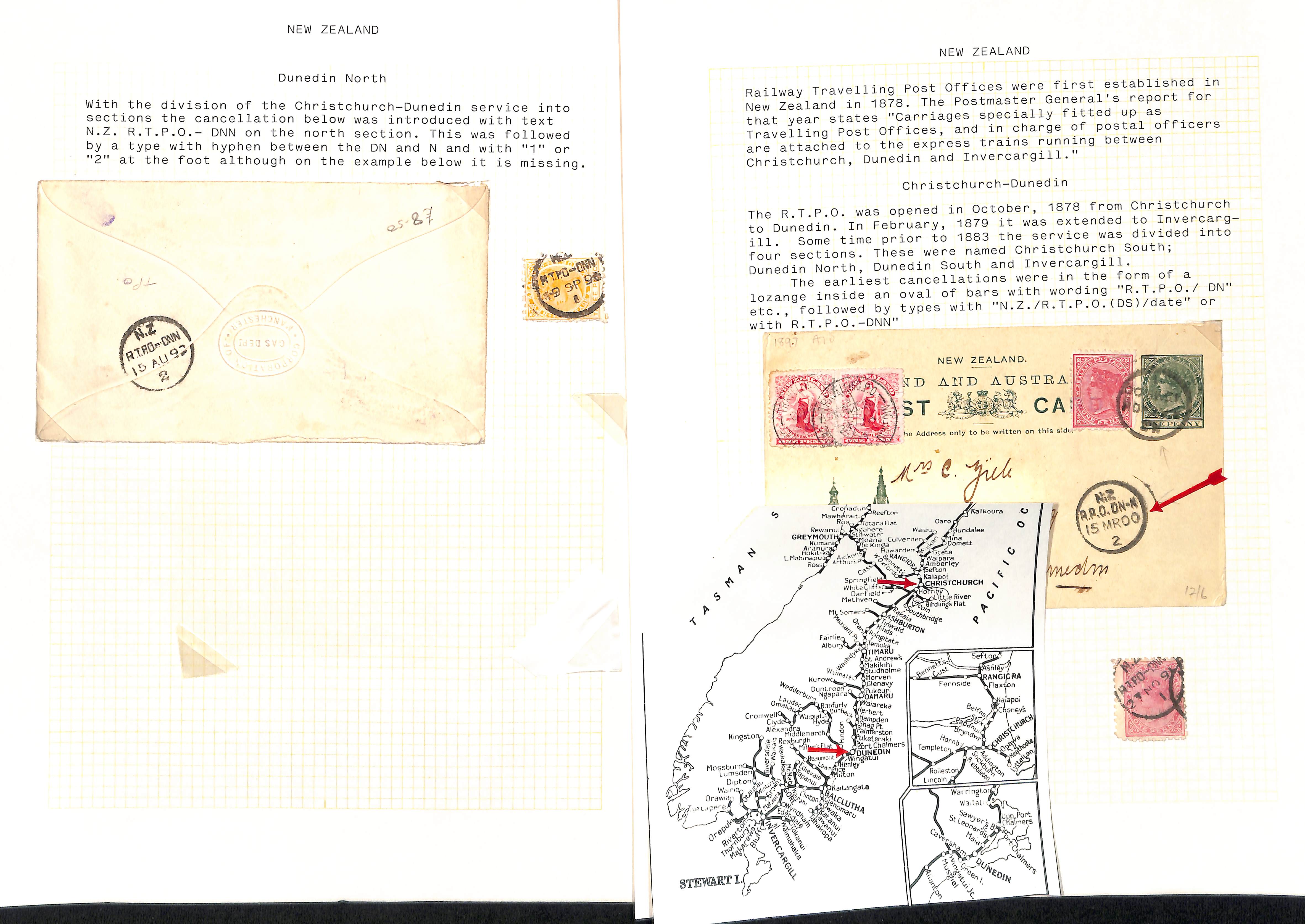 T.P.Os. 1882-1971 Covers and cards (c.100), also stamps and pieces (c.80), various T.P.O - Image 19 of 28