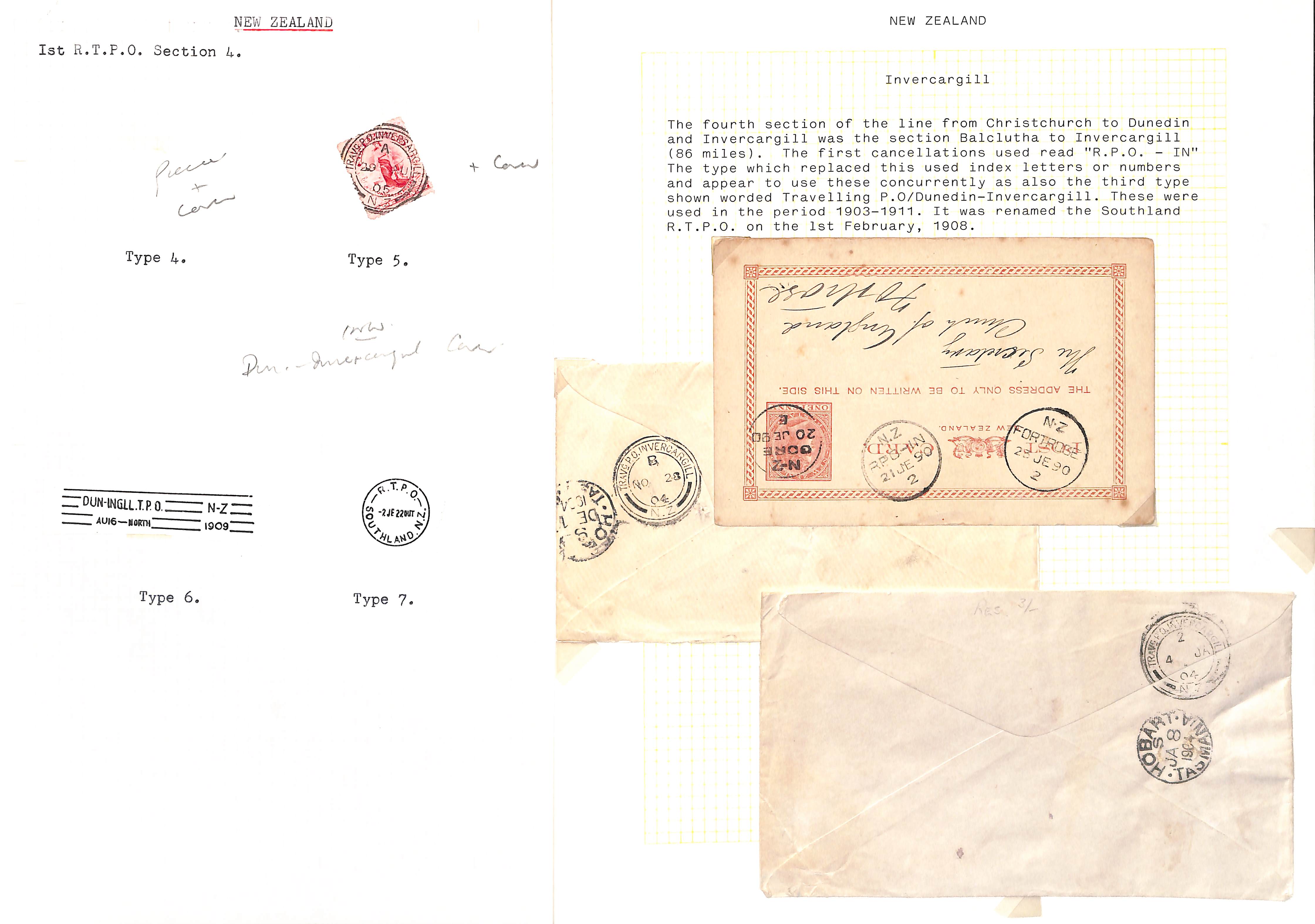 T.P.Os. 1882-1971 Covers and cards (c.100), also stamps and pieces (c.80), various T.P.O - Image 18 of 28