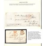 Ordnance Office/Quarter Master General. c.1804-34 Lettersheets including an unusual unused "Ordnance