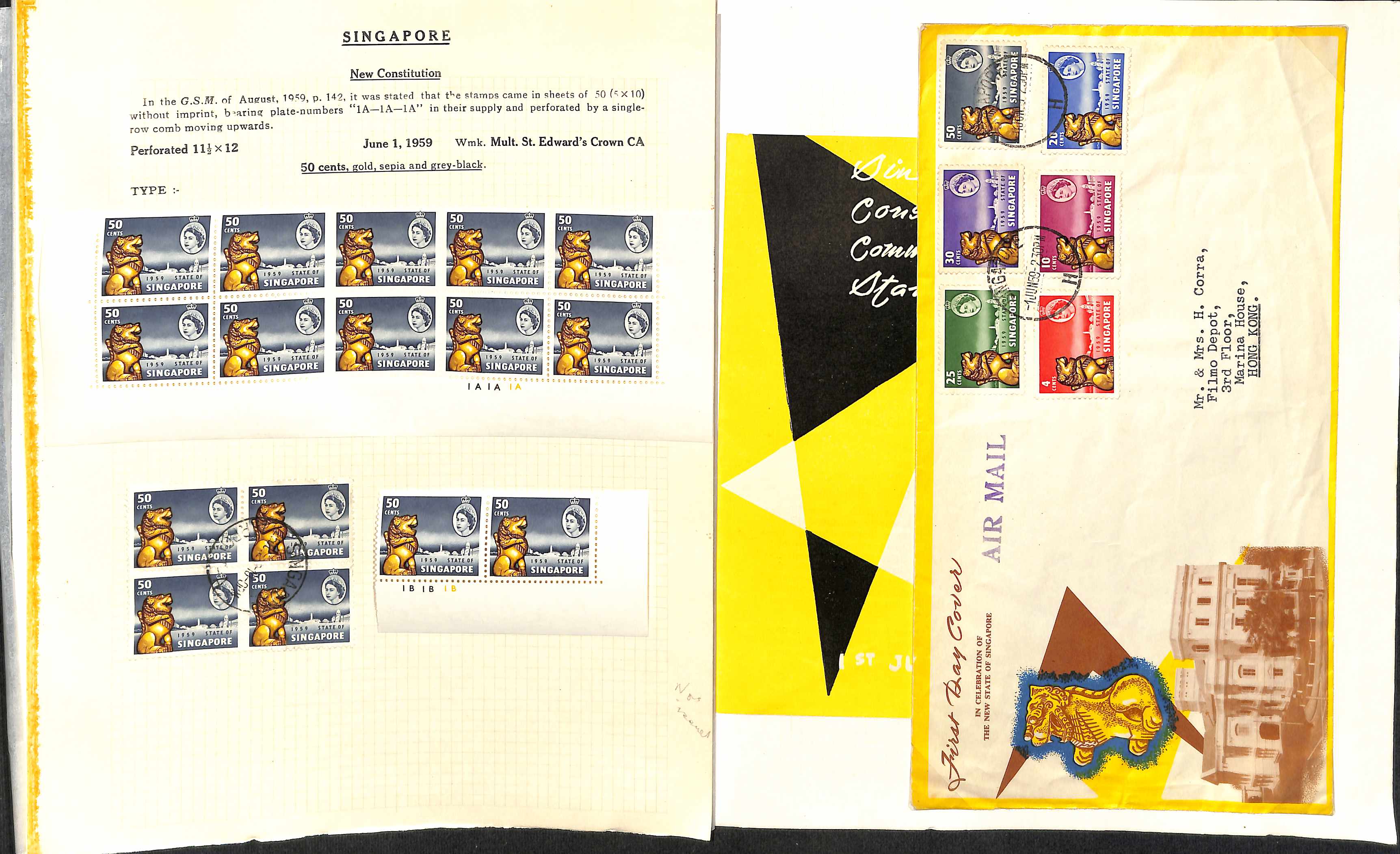 1959-69 Mint and used collection, many mint control blocks, F.D.Cs, some commercial covers and a few - Image 6 of 11