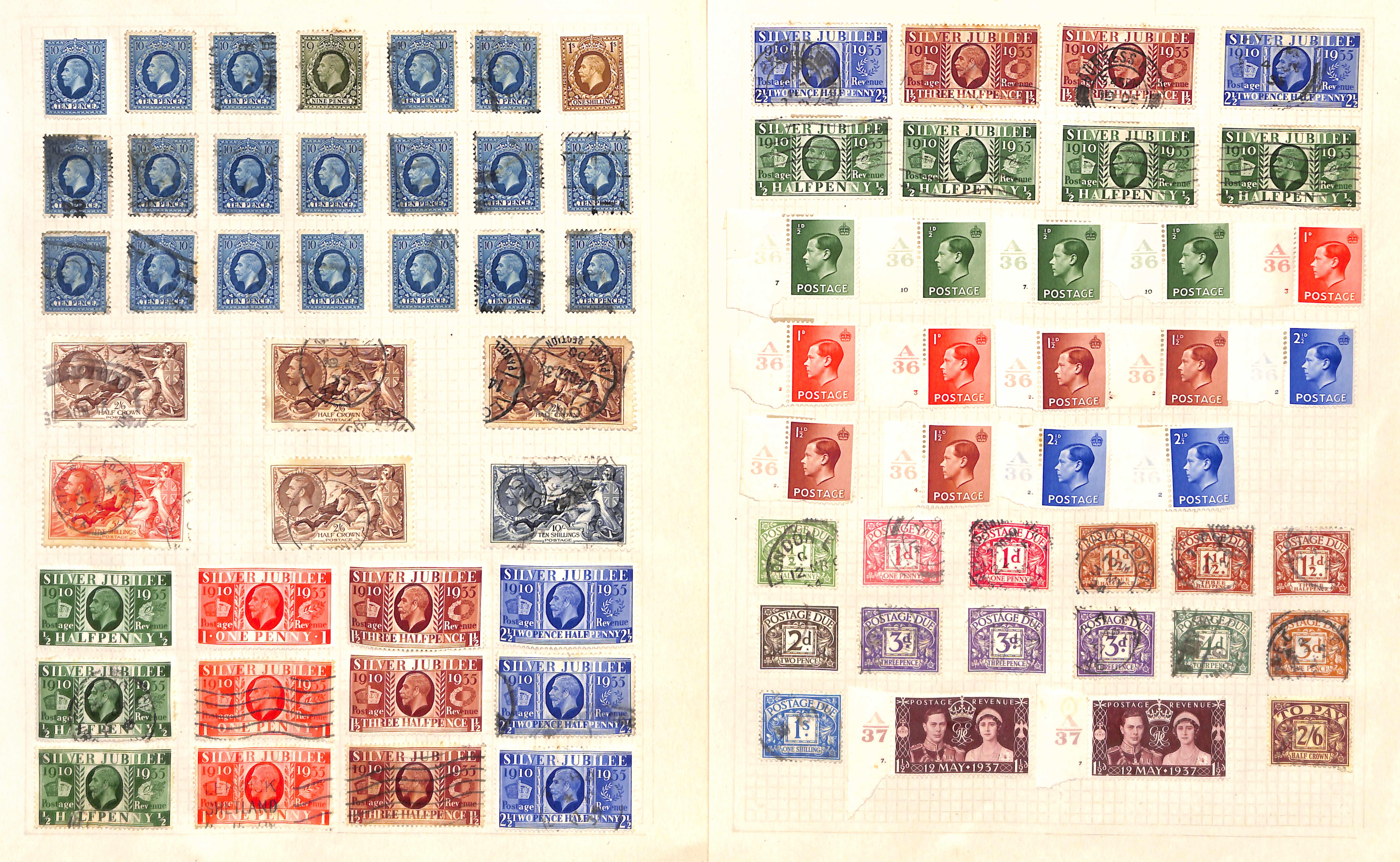 1840-1968 Mint and used collection on pages including 1d black AB plate 6 and LE plate 2 used ( - Image 5 of 12