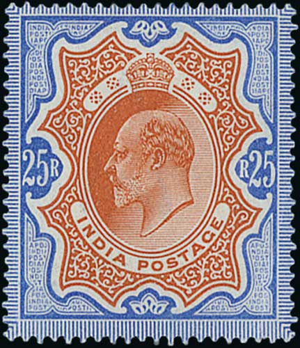 1902-11 KEVII 3p - 25r Set of seventeen with both 3p, 2a and 4a shades, the 25r with corner - Image 4 of 4