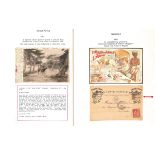 1900-1990 Printed ephemera including photos, trade and cigarette cards, printed envelopes, picture