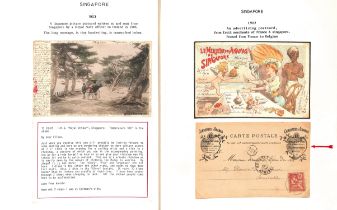 1900-1990 Printed ephemera including photos, trade and cigarette cards, printed envelopes, picture