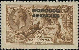 1917 De La Rue 2/6 Yellow-brown, variety overprint double, fine mint, very scarce. With B.P.A