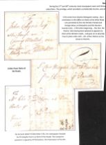 Clerks of the Road/Newspapers. 1731-41 Entire letters from Clerks of the Road at the G.P.O London