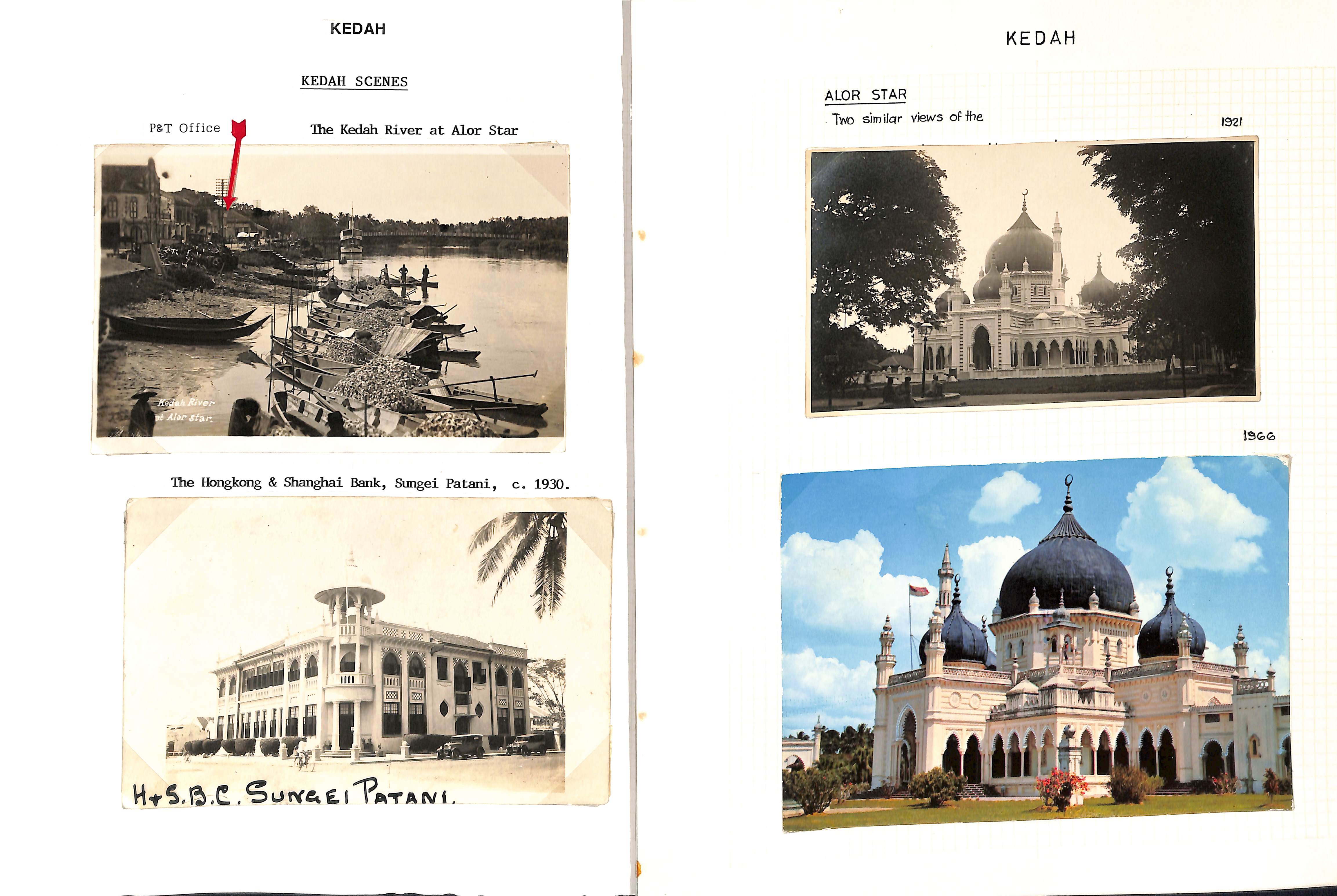 Kedah. 1905-57 Covers and cards, picture postcards, photos and ephemera including 1951 air letter - Image 9 of 12