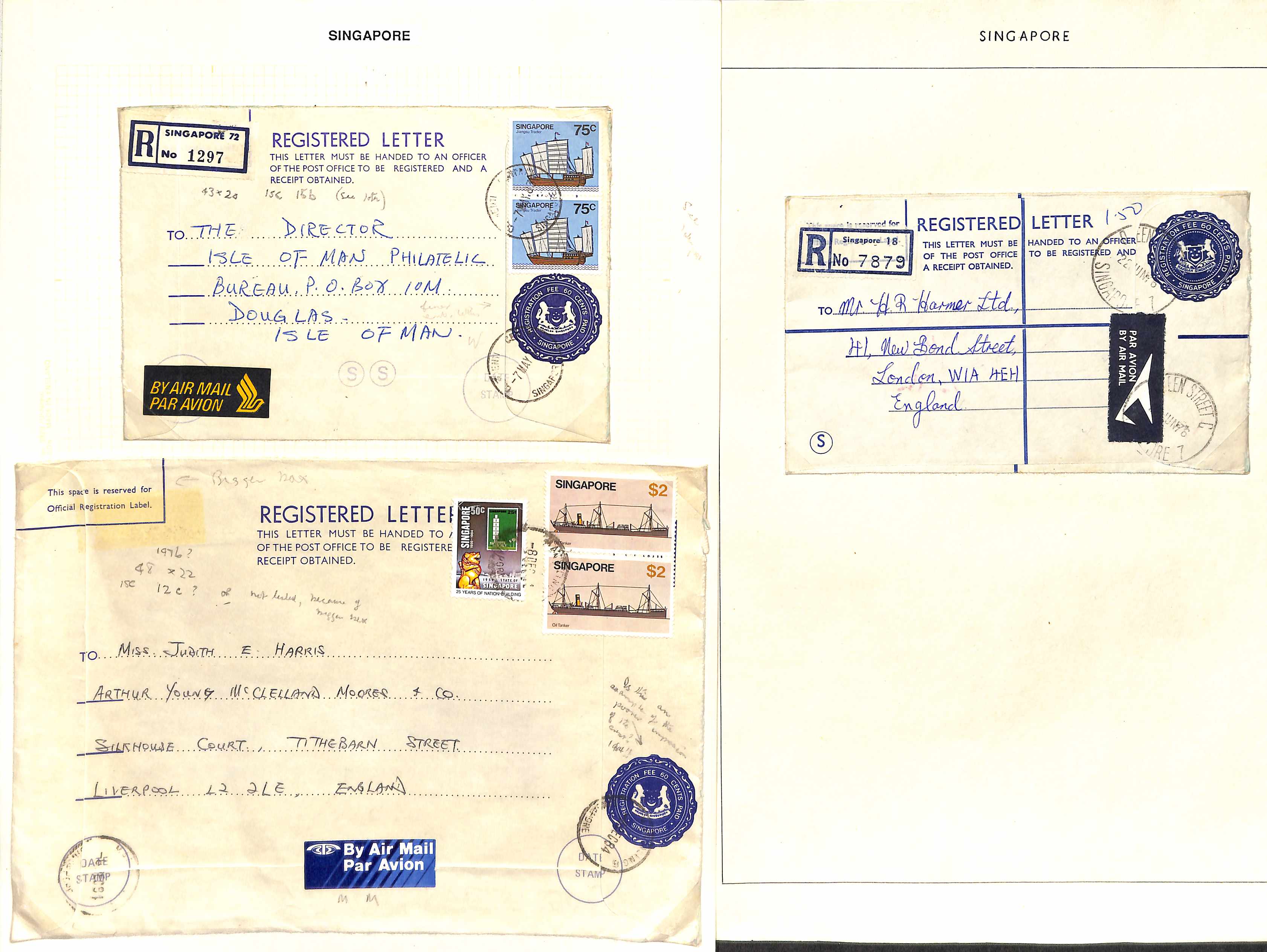 1963-c.2000 Used and unused stationery, with 40c (12, size K mint and used), 60c and other - Image 3 of 13