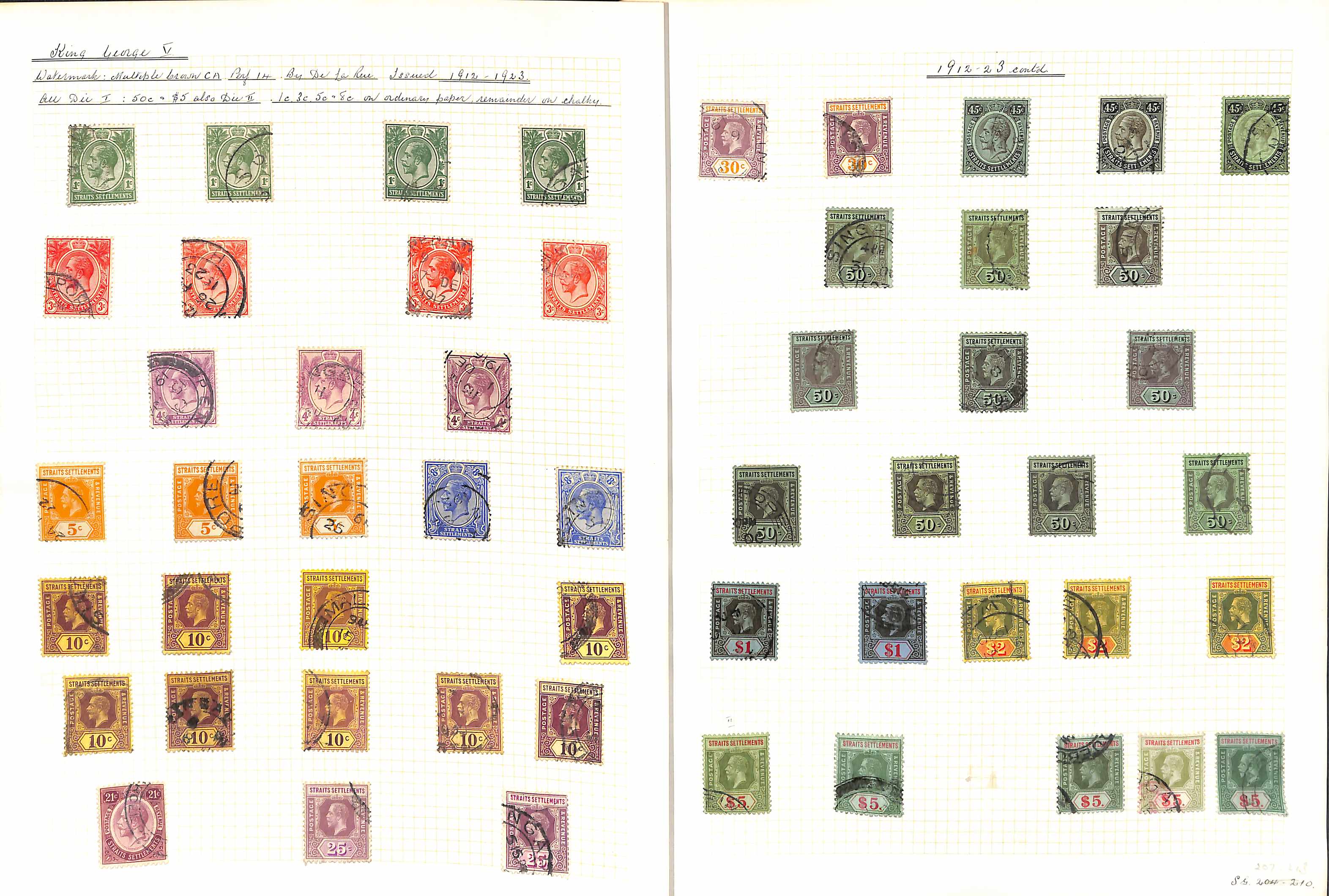 1867-1933 QV-KGV Mint and used collections on pages, also a stockbook of duplicates, many useful - Image 39 of 42