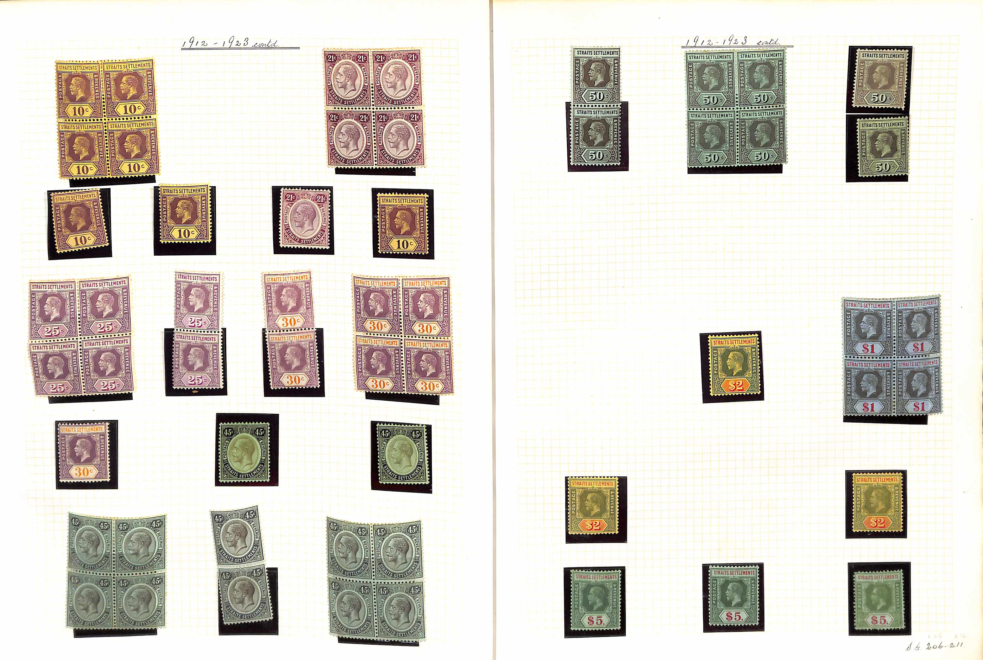 1867-1933 QV-KGV Mint and used collections on pages, also a stockbook of duplicates, many useful - Image 38 of 42