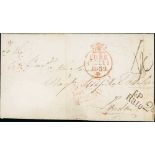 Uniform 4d Post. 1839 (Dec 9) Entire letter from Dublin to the Royal Hospital Chelsea with Dublin "