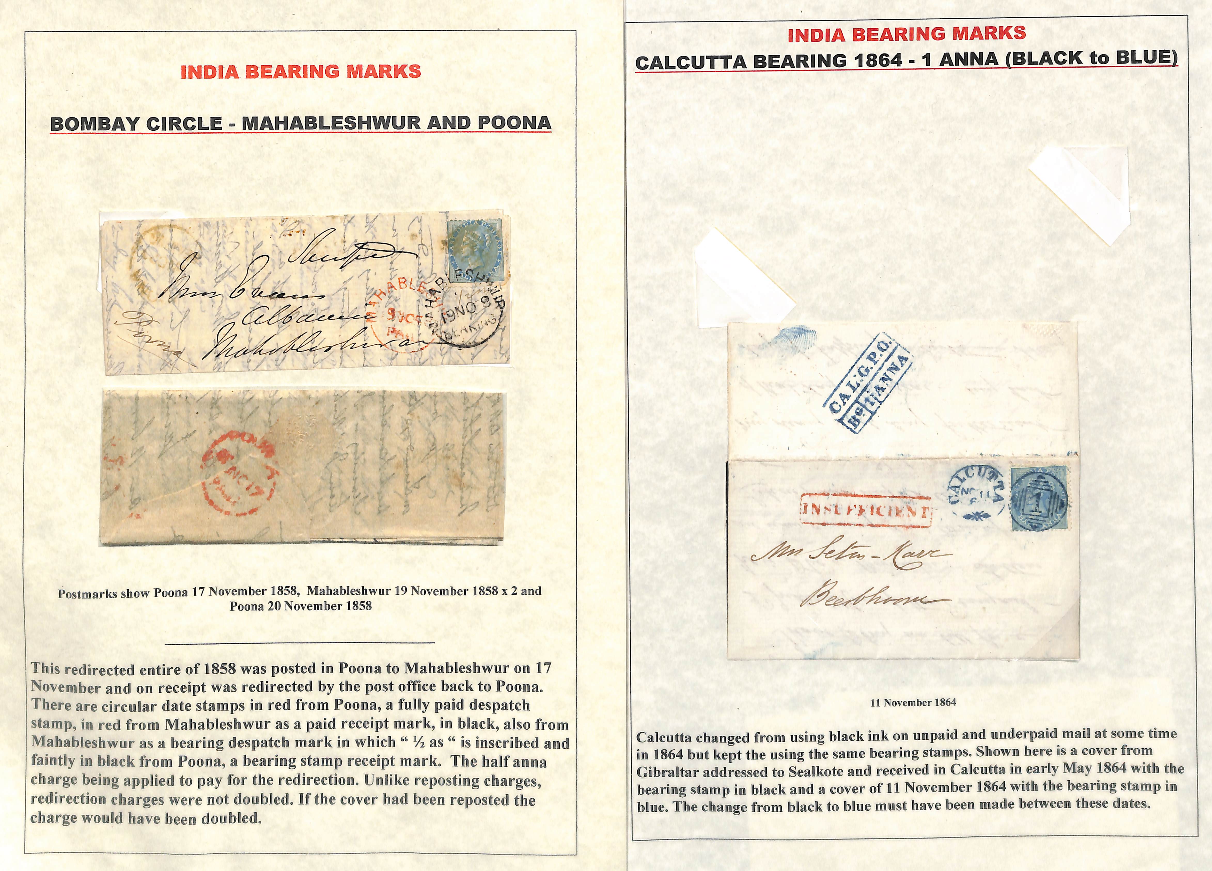 1858-1918 Covers and cards, various postage due handstamps including scarce boxed "UNDERPAID" of - Image 5 of 18