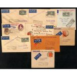 1934 (Dec 6) Indian National Airways, Karachi to Lahore first return flight covers, from Karachi