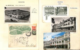 Adelphi Hotel. 1900-63 Postally used pictorial advertising envelopes (2, 1914 and 1915) and other