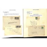 1938-42 Covers and cards bearing KGVI issues with all die I and die II values to the $2, including