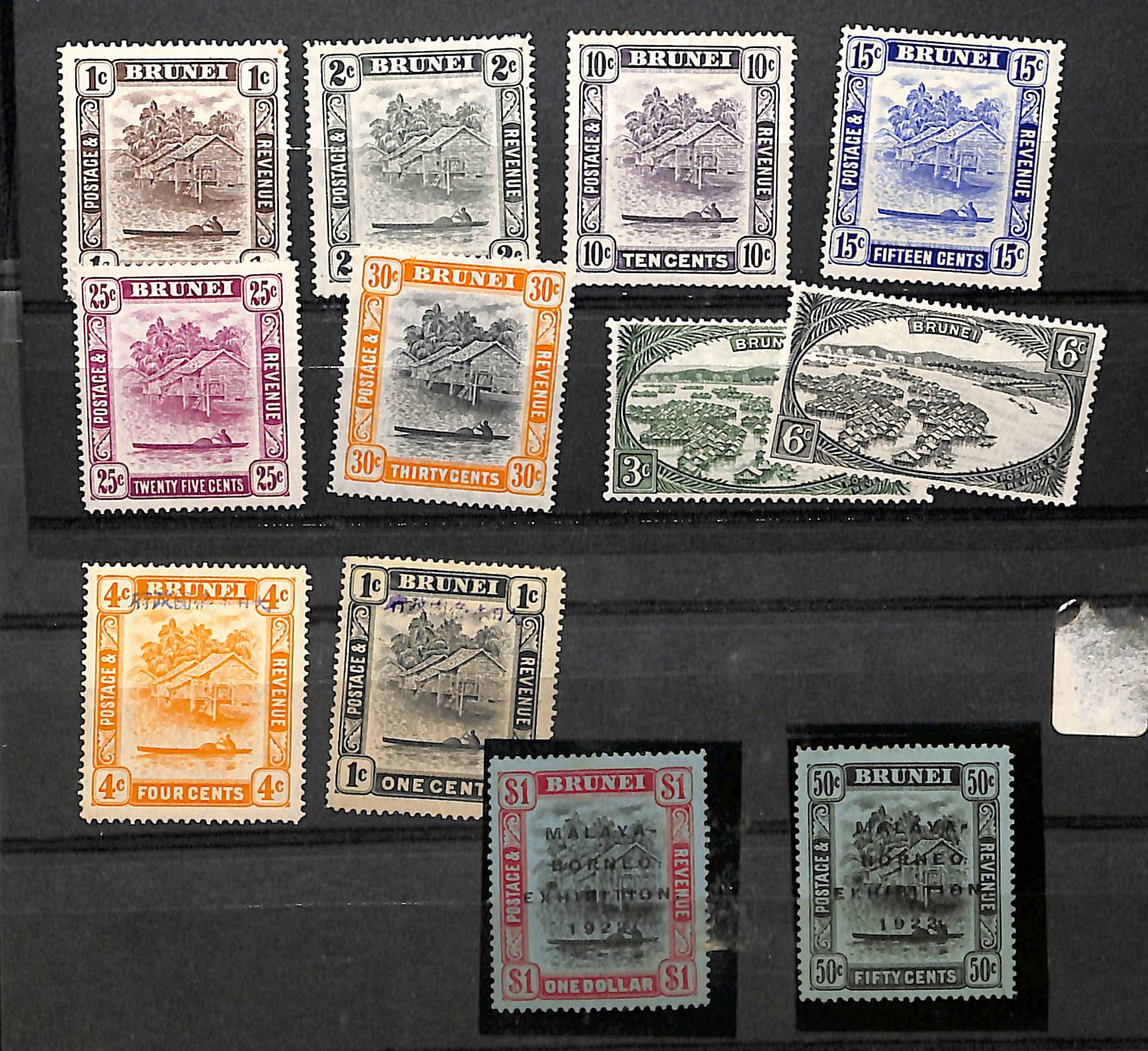 1907-42 Selection including Specimen stamps (26, with 1907 1c - 50c, 1910 $25), 1922 Malaya-Borneo - Image 2 of 2