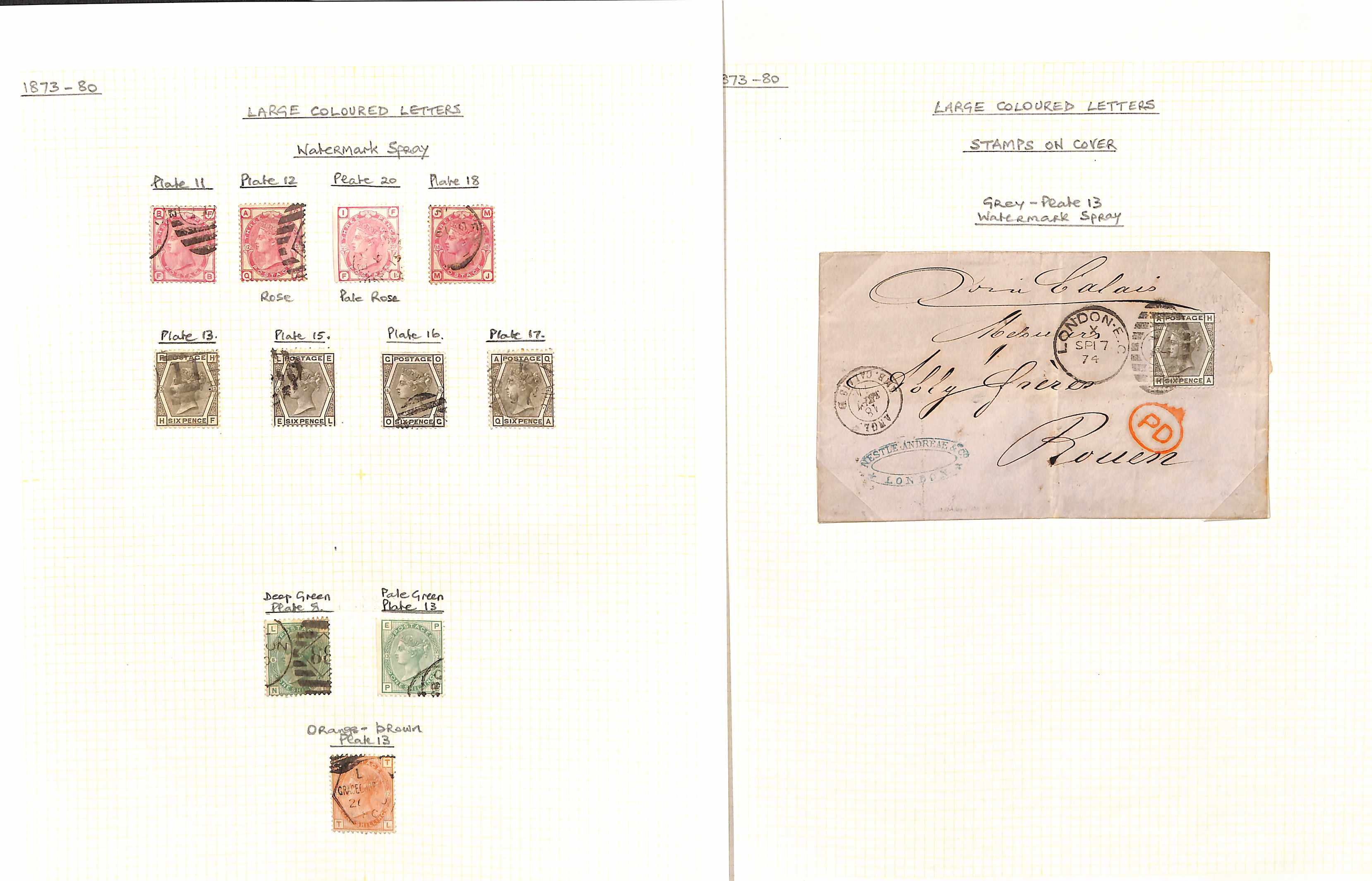 1855-1900 Surface Printed issues, the used collection including 1855 4d Medium Garter on blued - Image 10 of 22