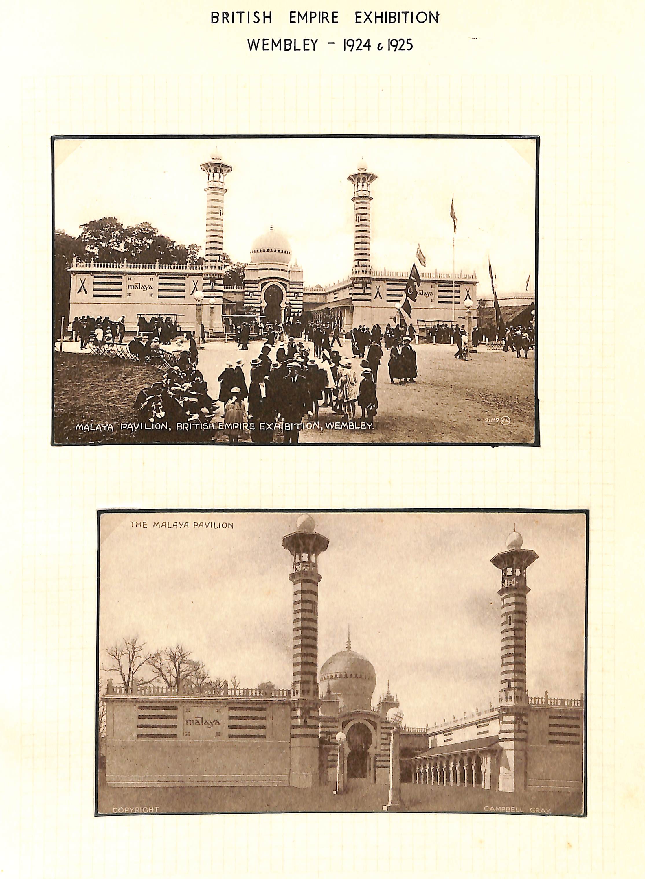 1923 Postcard and a front from Kula Lumpur, franked F.M.S 6c, both with circular "BRITISH EMPIRE / - Image 6 of 6