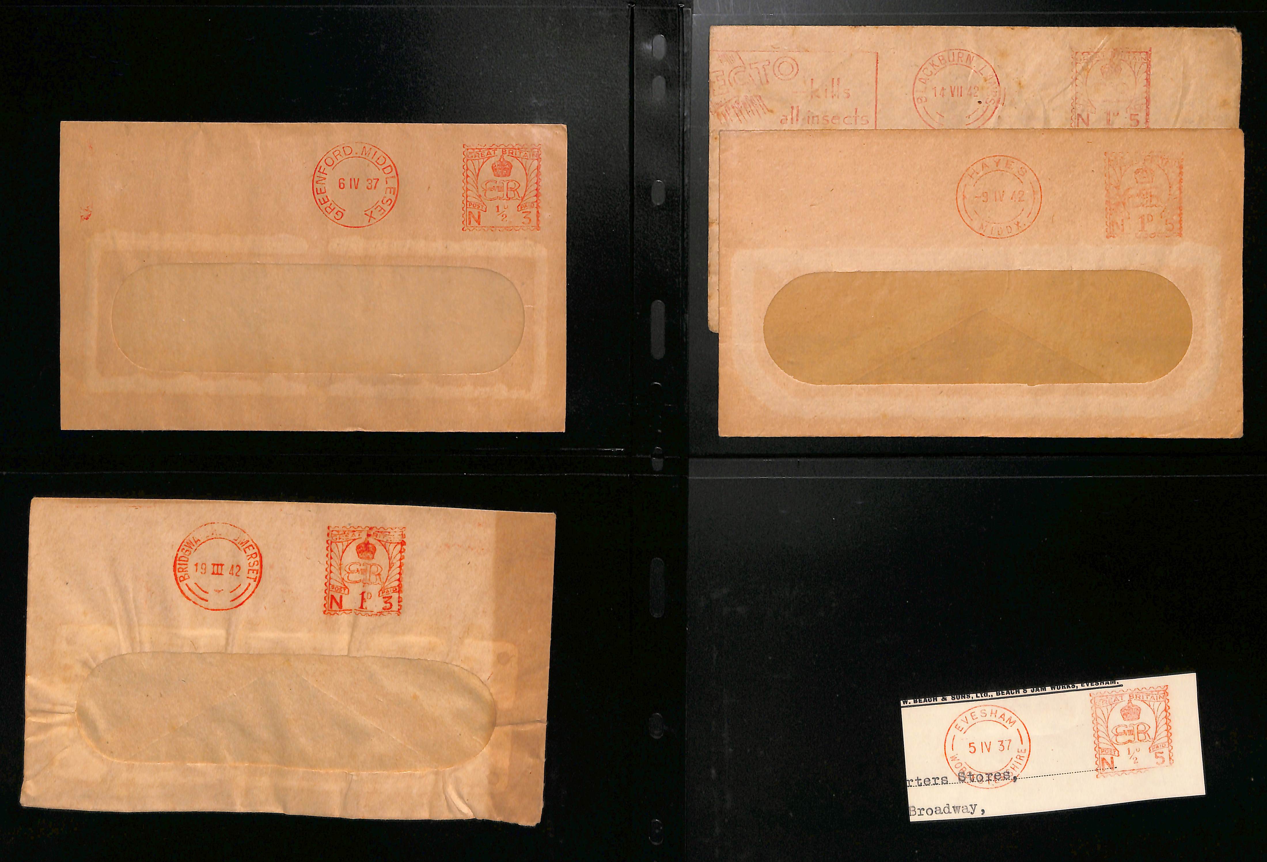 Meters. 1937-48 Covers all with King Edward VIII meters (47, also some pieces, one a first day - Image 6 of 13