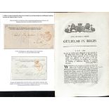 Building of Additional Churches. 1838-39 Lettersheets with the printed heading "On the Business of