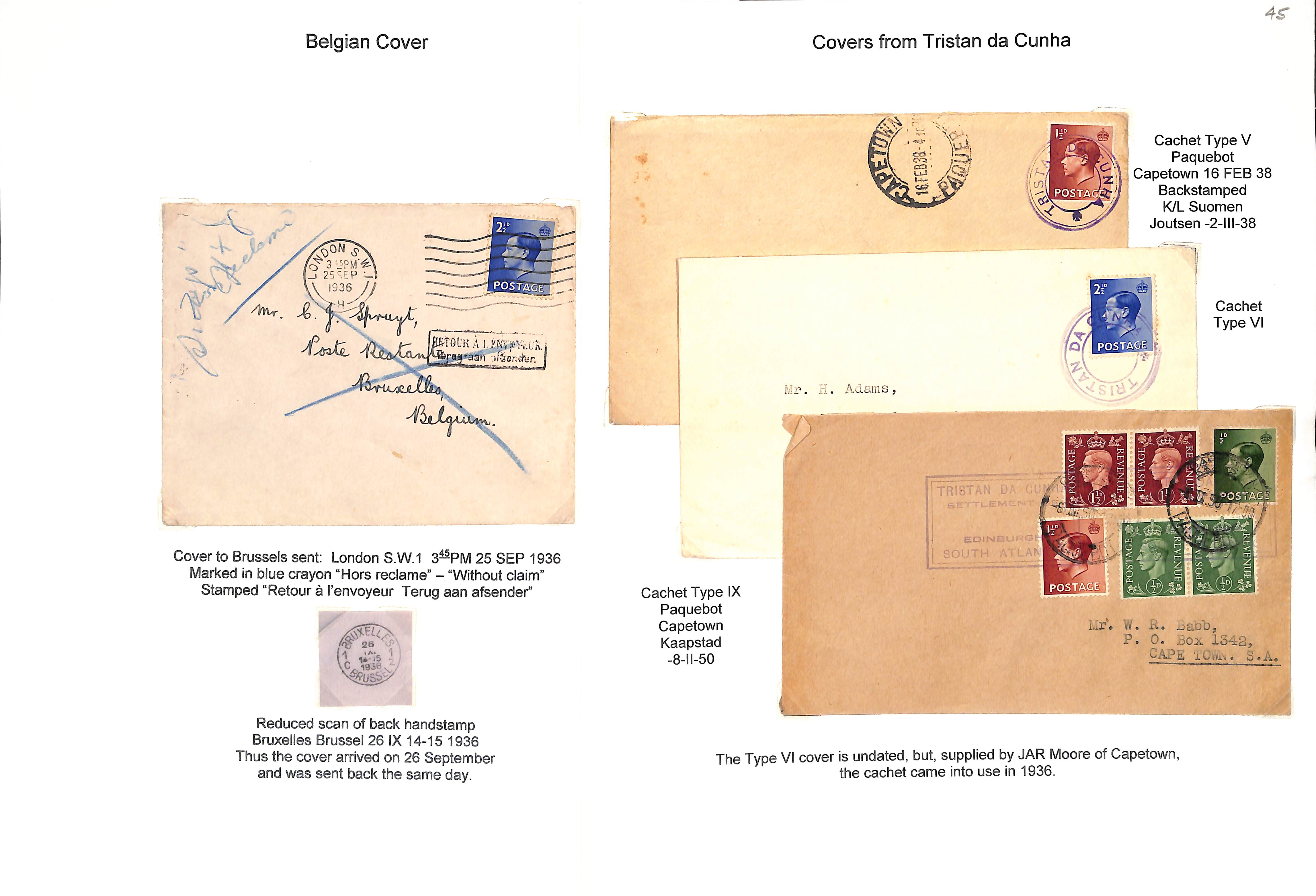 King Edward VIII. 1936-39 Covers and cards bearing KEVIII stamps including First Day Covers (some - Bild 11 aus 20