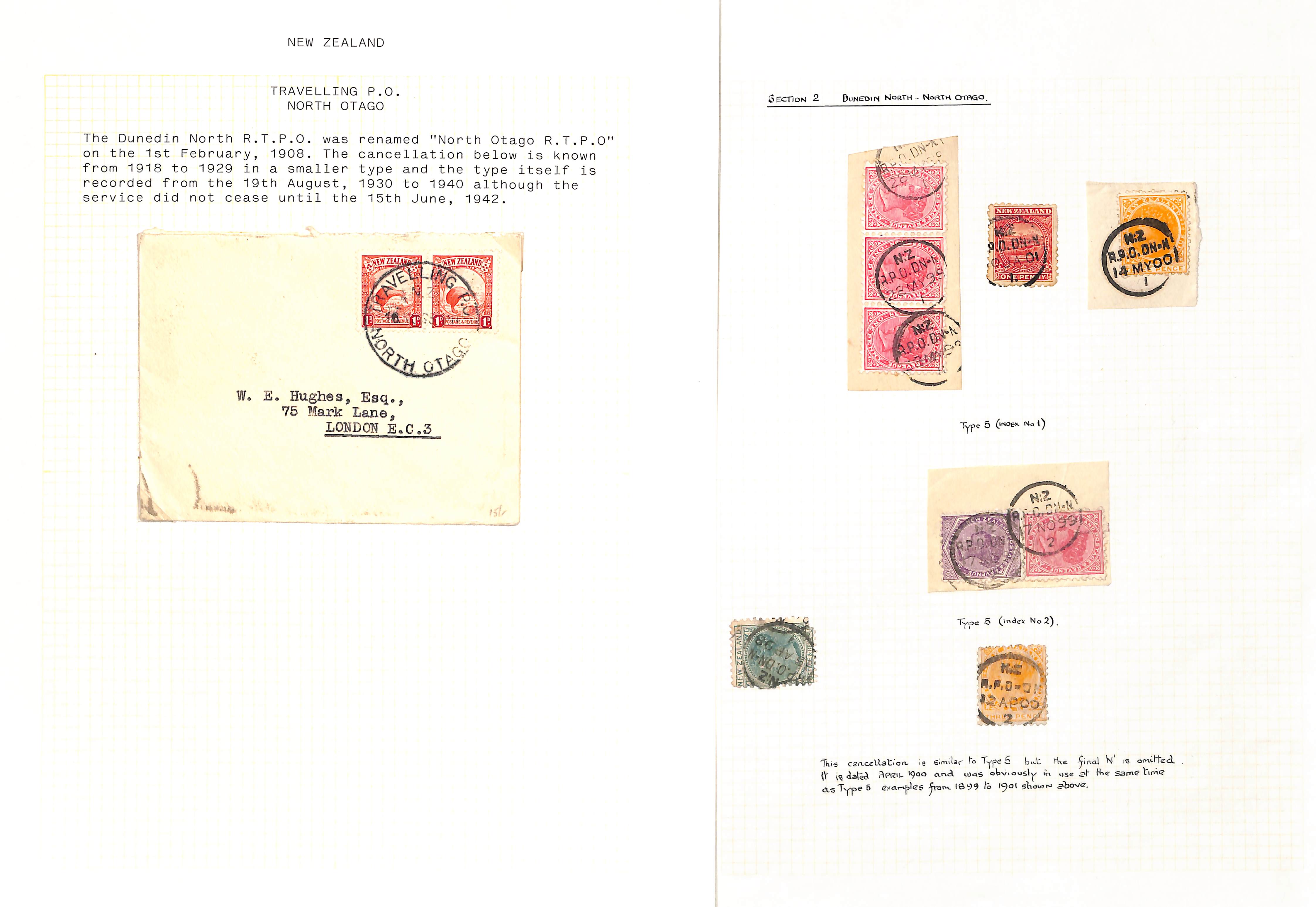 T.P.Os. 1882-1971 Covers and cards (c.100), also stamps and pieces (c.80), various T.P.O - Image 21 of 28