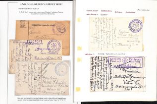 Austria - Ambulance Trains. 1914-18 Covers and cards from ambulance trains (32), 28 of these with
