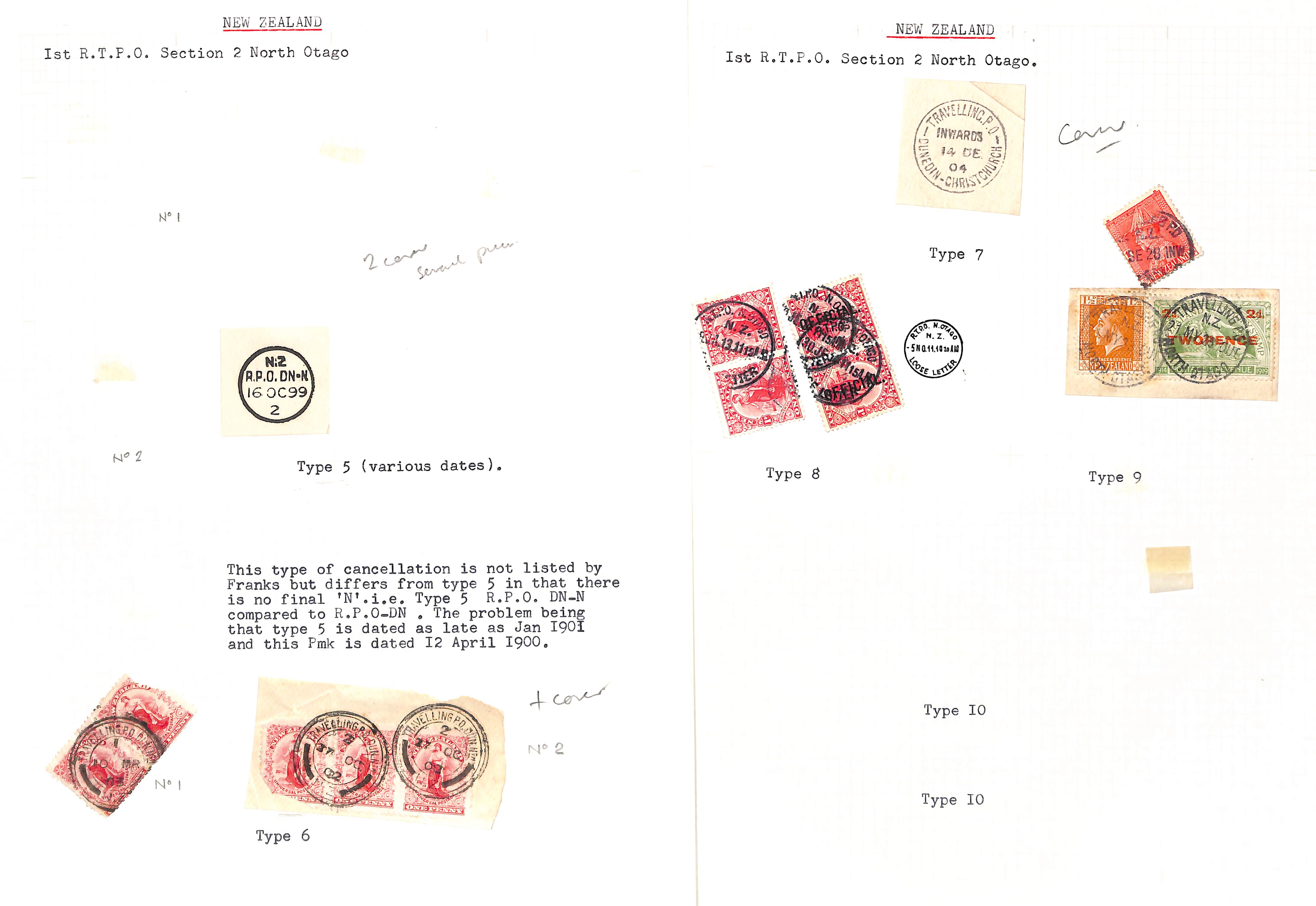T.P.Os. 1882-1971 Covers and cards (c.100), also stamps and pieces (c.80), various T.P.O - Image 20 of 28