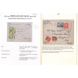 1½d Charges & Due Stamps. 1921-36 Covers and cards with 1½d charges or showing the use of the 1½d