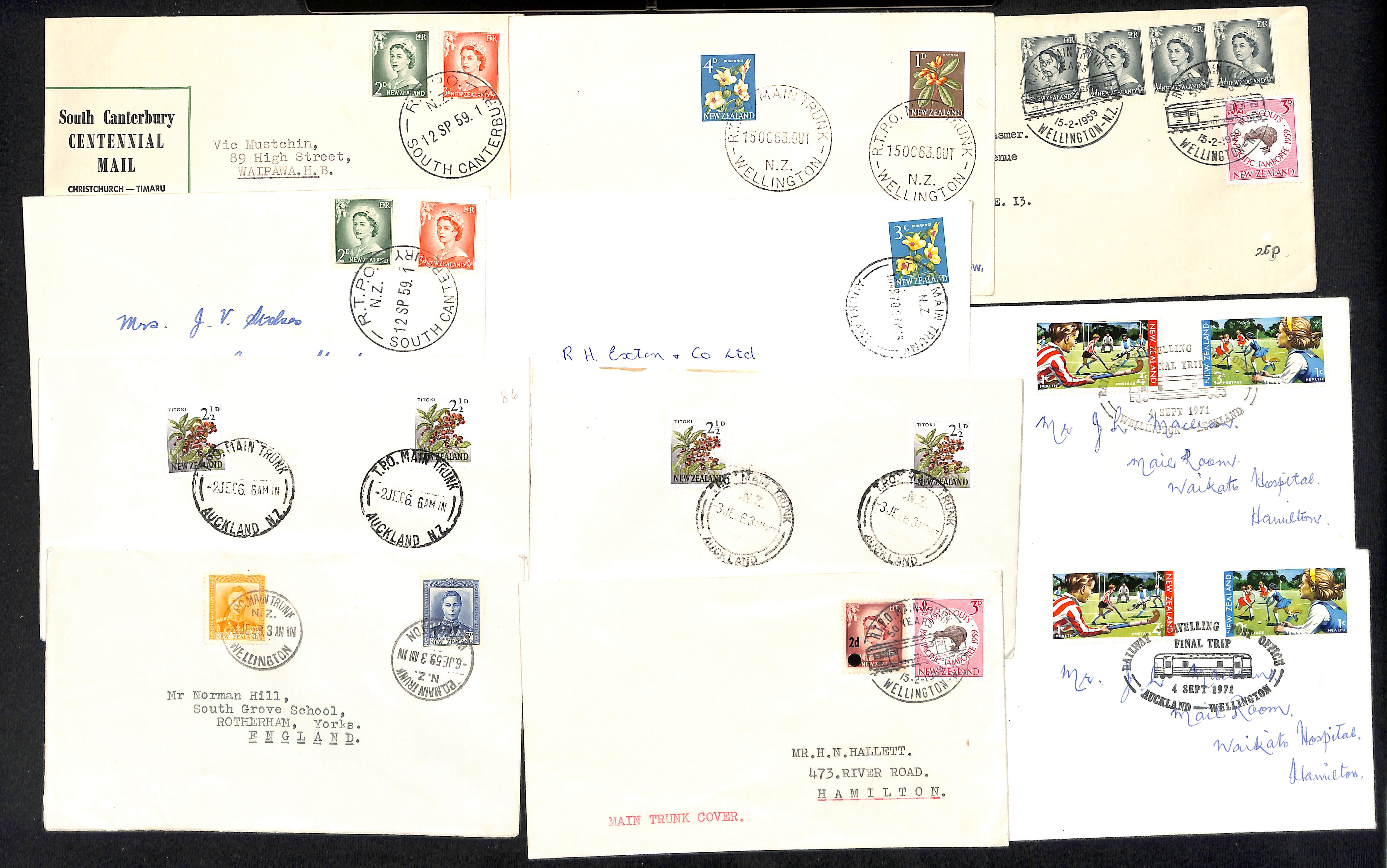 T.P.Os. 1882-1971 Covers and cards (c.100), also stamps and pieces (c.80), various T.P.O - Image 27 of 28