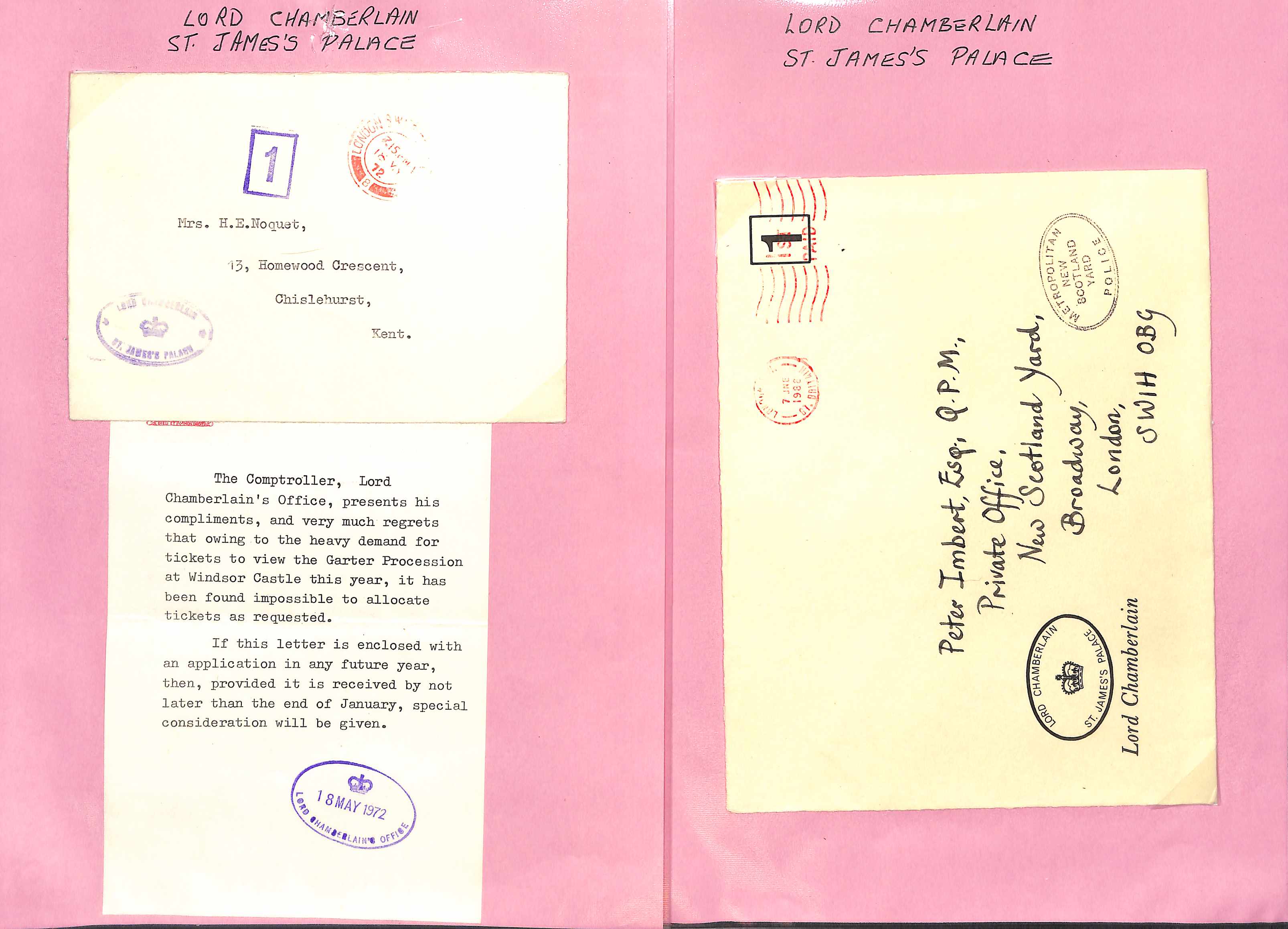1812-1994 Covers and cards, with an album of Scottish covers and cancels, and an unusual - Image 2 of 17