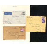 Governors, Personalities, etc. 1907-48 Postcards, covers and ephemera including Christmas cards from