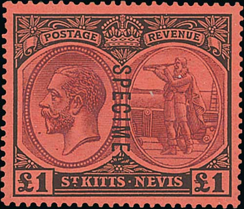 1920-22 Multiple Crown CA ½d - £1 set thirteen overprinted or perfined "SPECIMEN", fine mint. S.G.