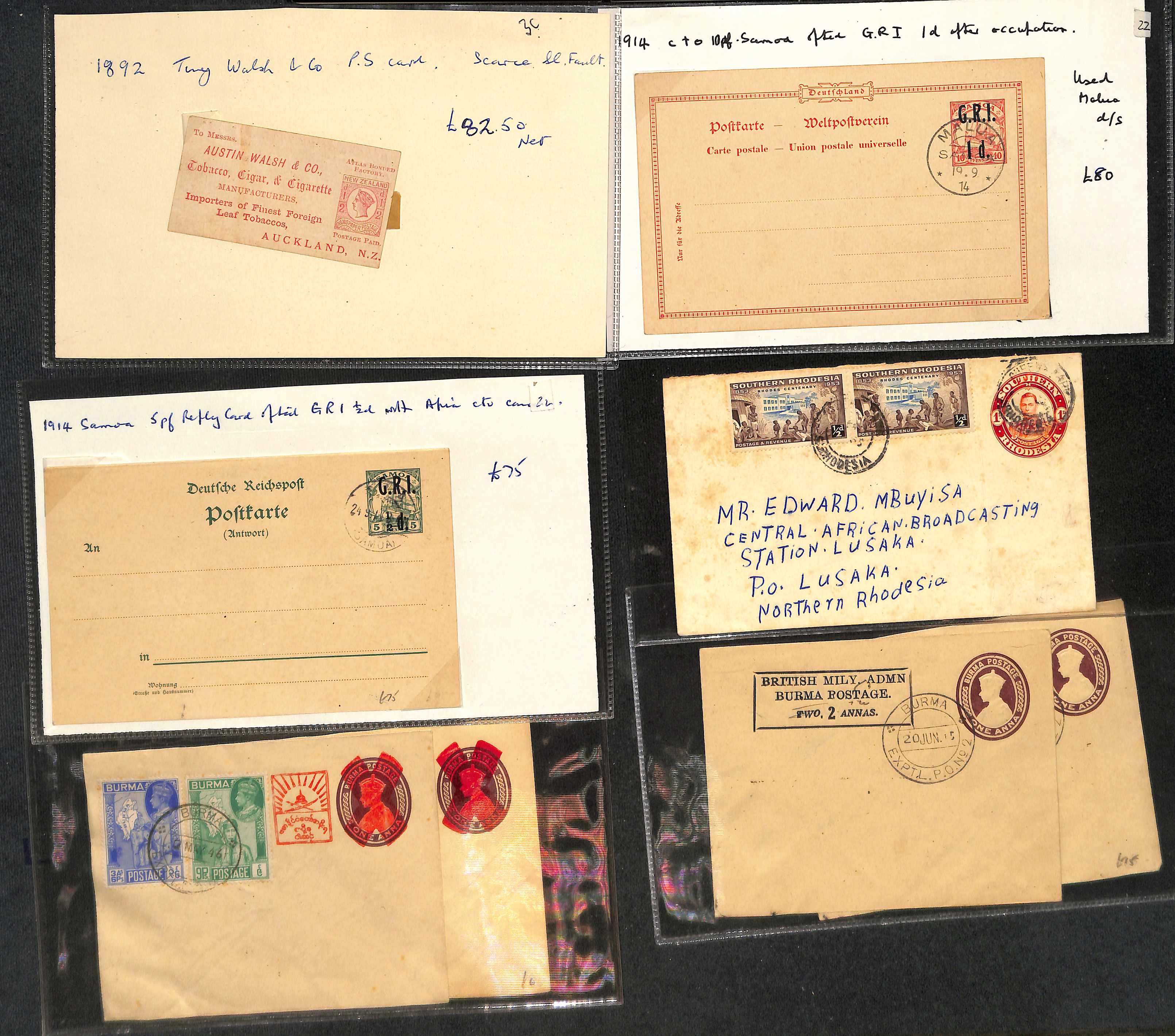 Postal Stationery. Mainly QV Postcards and covers including early Transvaal, Victoria with 1d - Image 10 of 12