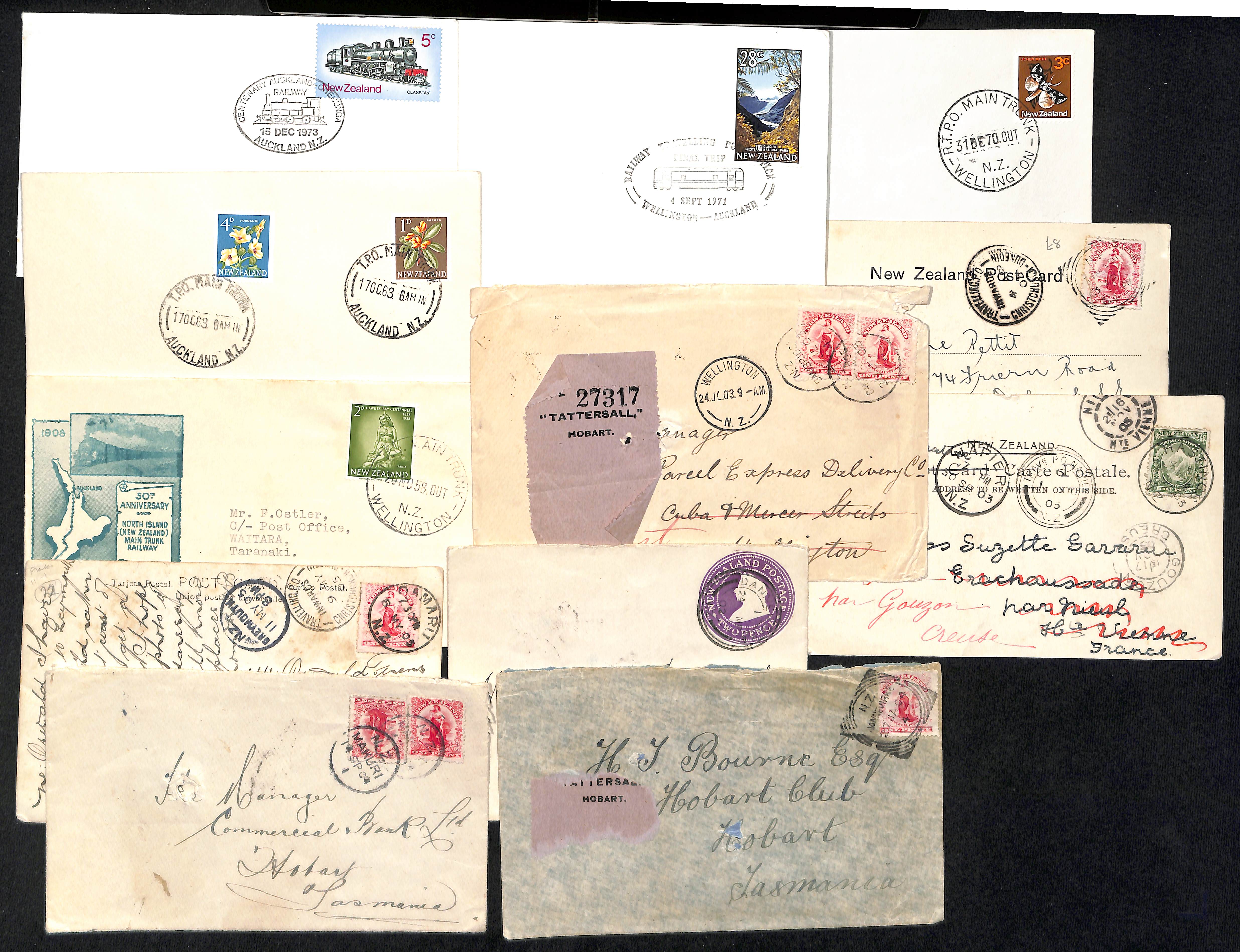 T.P.Os. 1882-1971 Covers and cards (c.100), also stamps and pieces (c.80), various T.P.O - Image 28 of 28