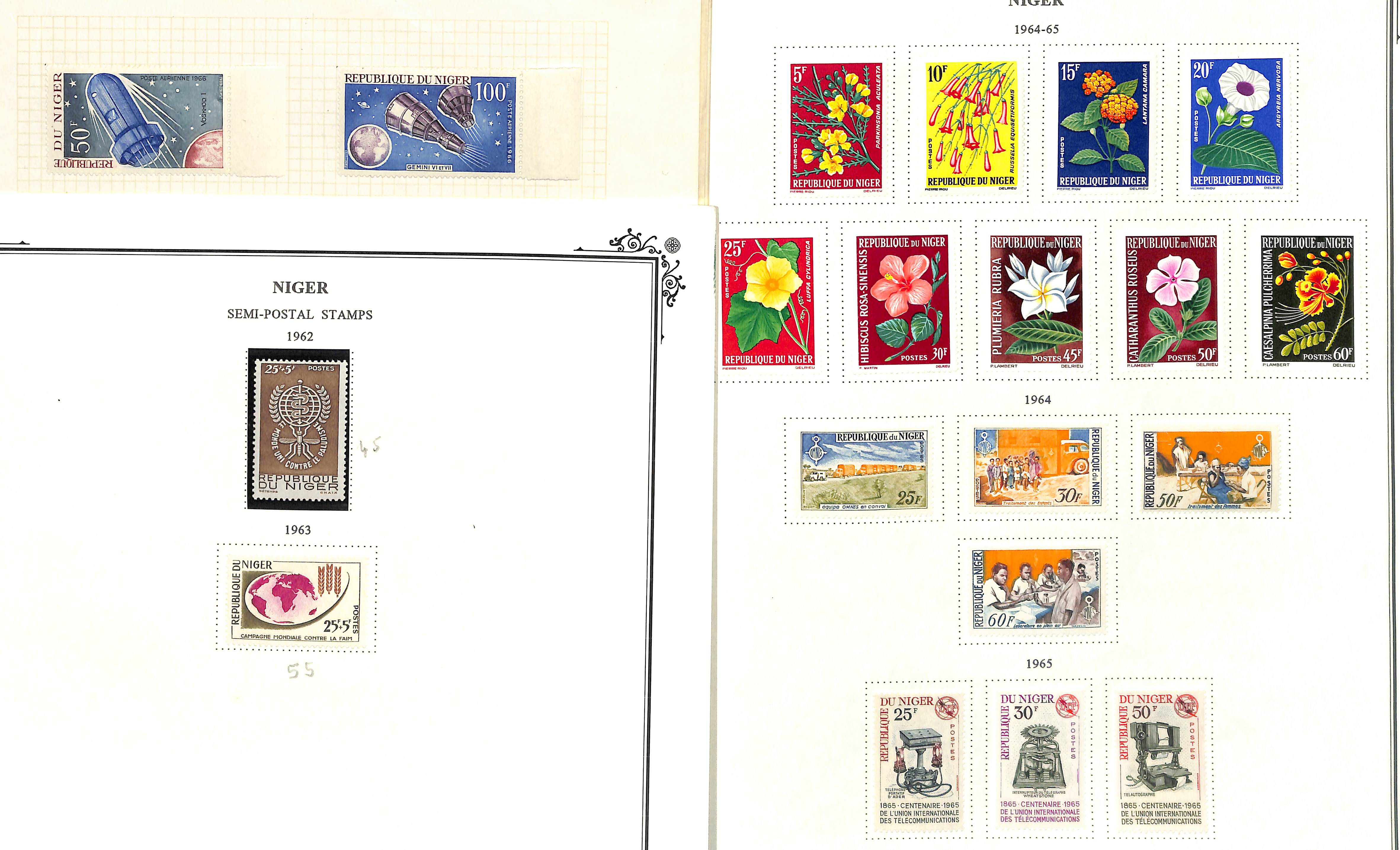 Niger. 1921 - c.1990 Mint and used collection with covers, die and plate proofs. (100s). - Image 3 of 26