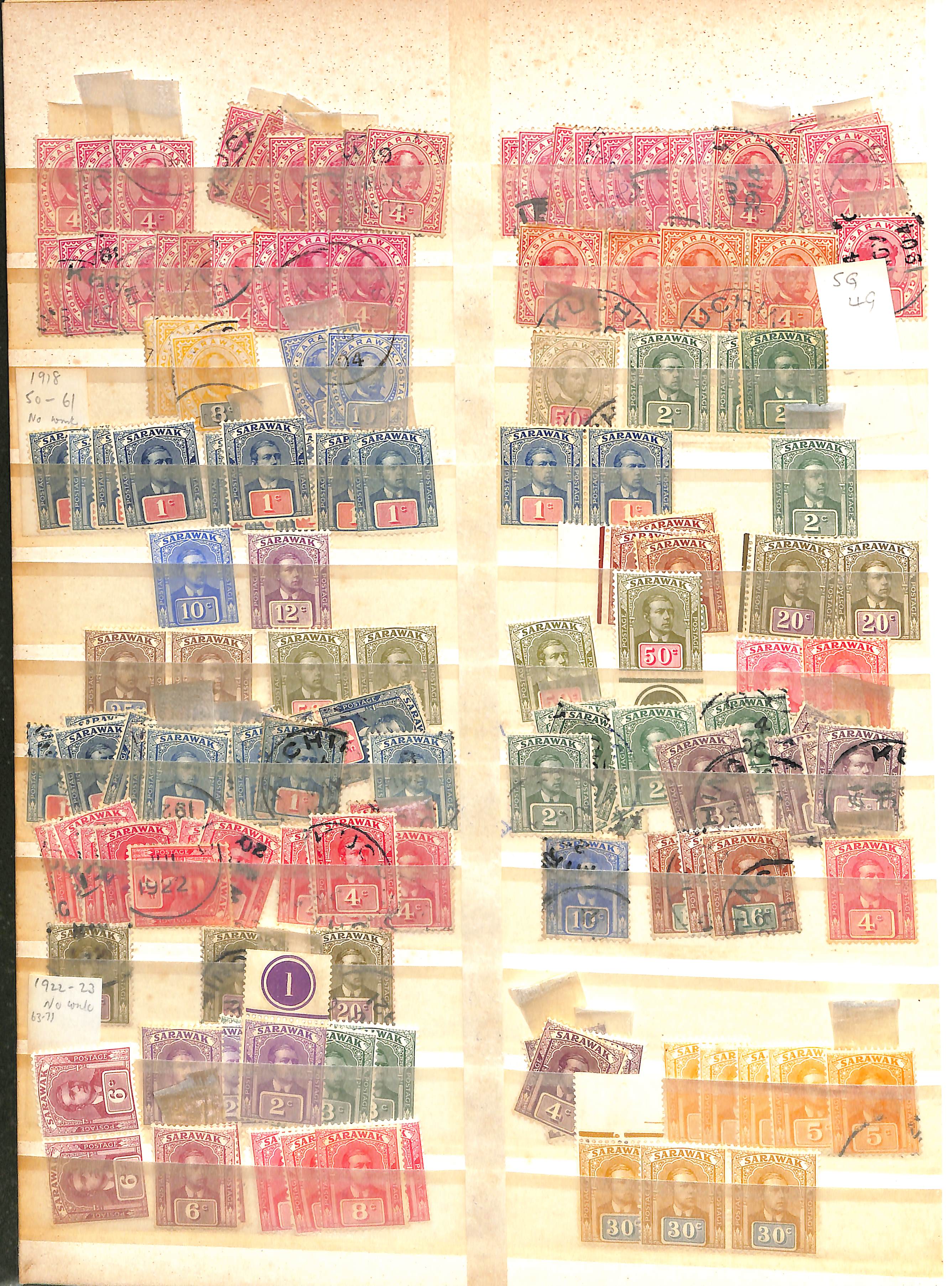North Borneo, Sarawak, Labuan and Brunei, c.1869-1980 mint and used accumulation in three - Image 7 of 24